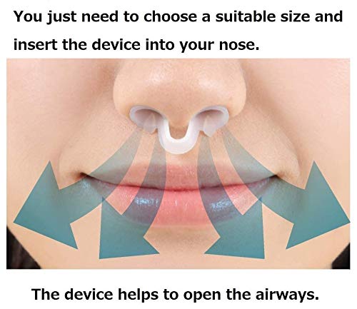 [Australia] - Breathing Relief Nasal Dilator Anti Snore Device - 12 Pack Nose Vents - Simple Snoring Solution for Nose Breathers by JERN (Set of 12) 
