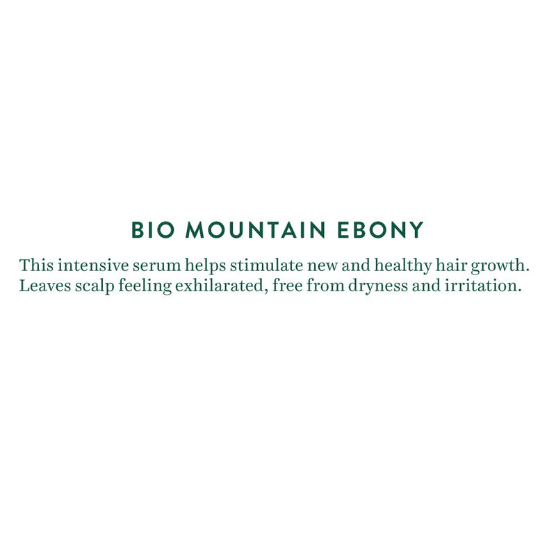 [Australia] - BIO Mountain Ebony Fresh Growth stimulating Vitalizing Serum For Falling Hair Intensive Hair Growth Treatment-120 ML/4.06Fl.Oz. I Soothes The Flaky Scalp And Leaves It Free From Irritation And Dryness 