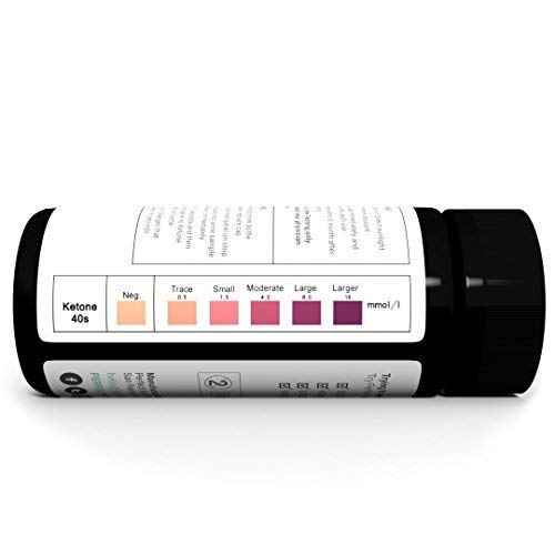 [Australia] - Seba Nutrition - Keto Urine Test Strips - 125 Urinalysis Test Sticks (5 X 25 Aluminum Sachets in a Bottle) - Design for Ketogenic and Low Carb Diets - Best for Accurate Meter Measurement of Ketones 
