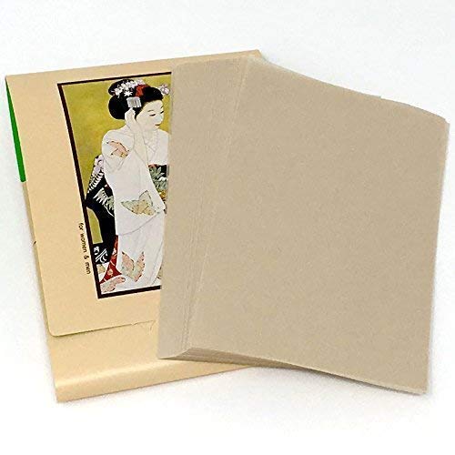 [Australia] - Japanese Premium Oil Blotting Paper 200 Sheets (B), Large 10cm x7cm 