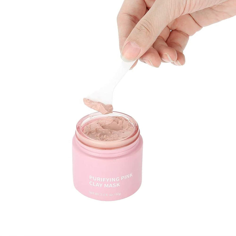 [Australia] - Yuyte Pink Clay Mask Washing Face Mud Mask Nourishing Whitening Anti-Wrinkle Skin Care Masks 