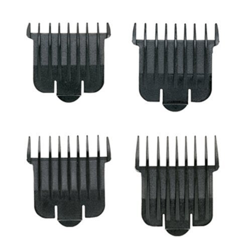 [Australia] - Andis 4 Snap-on Combs Attachment Set for T-Blade with a BeauWis Blade Brush 