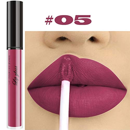 [Australia] - 10pcs/Set Makeup Matte Lipstick Lip Kit, Velvety Liquid Lipstick Waterproof Long Lasting Durable Nude Lip Gloss Beauty Cosmetics Set 