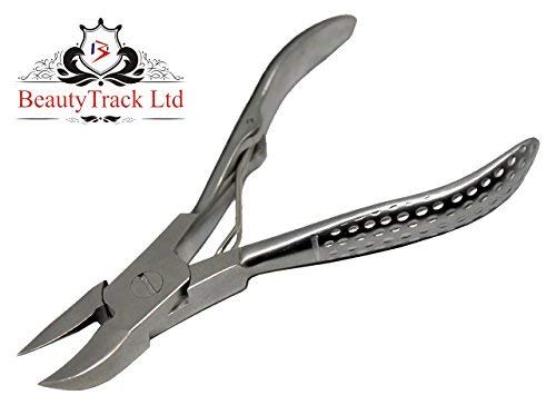 [Australia] - BeautyTrack Thick Toe Nail Cutter 4.5"(11 Cm) Clippers Pedicure Chiropody Podiatry For Thick Nails Solid Stainless Steel Quality Instruments 