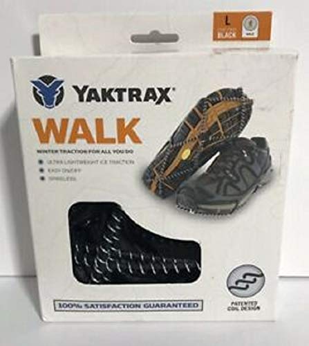 [Australia] - Yaktrax Walk Traction Cleats for Walking on Snow and Ice (1 Pair) Large (Shoe Size: W 13-15/M 11.5-13.5) 