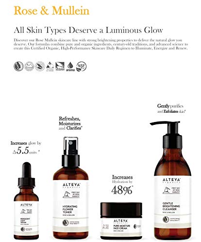 [Australia] - Alteya Organic Iridescent Light Serum Rose & Mullein 30 ml - NaTrue Certified Organic Pure Natural Skin Care 