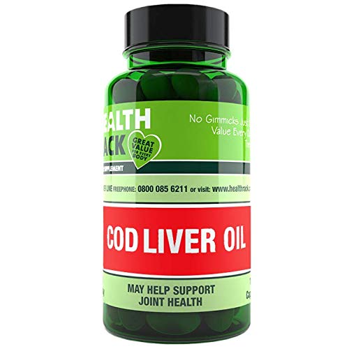 [Australia] - Cod Liver Oil 410mg 300 Capsules | High in Omega 3, Vitamins A & D Contributes Towards Normal Skin, Hair, Nails, Bones, Eyes, Teeth, Brain & Immune System… 