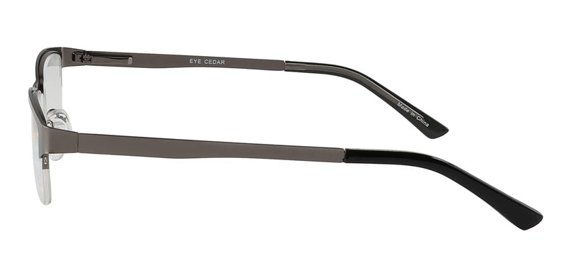 [Australia] - Eyecedar Metal Half-Frame Reading Glasses Men 5-Pack Spring Hinges Stainless Steel Material Includes Sun Readers 2.00 5 Pairs Mix 2.0 x 