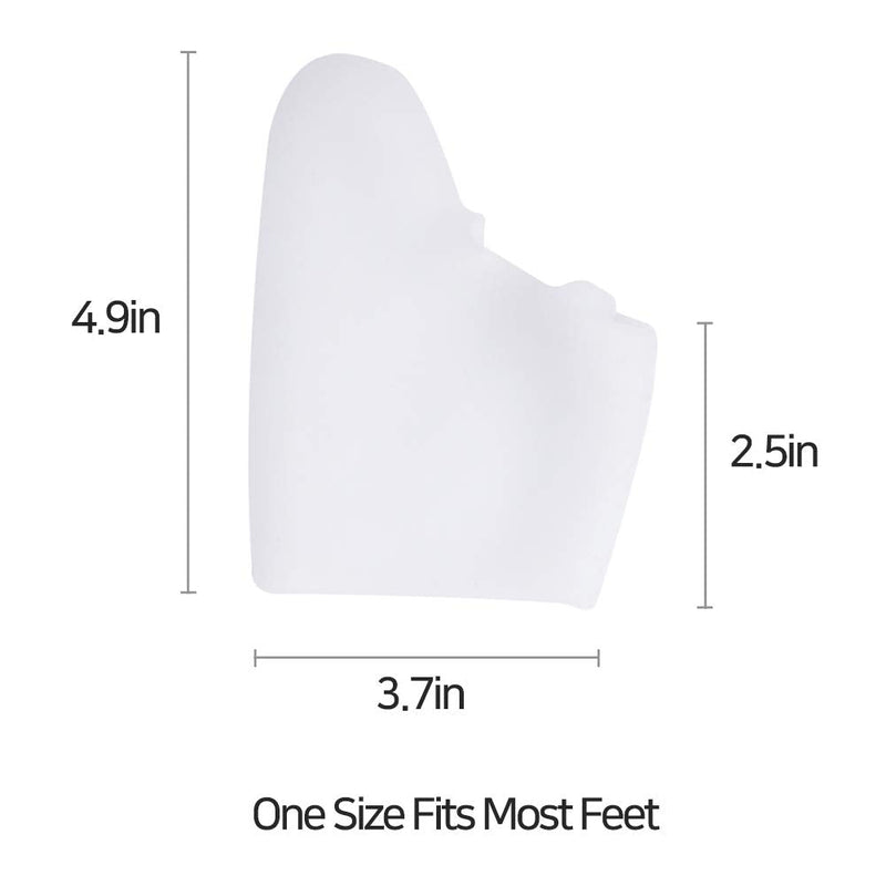 [Australia] - Gel Bunion Protector Sleeves - Metatarsal Pads for Men and Women – Pain Relief Toe Socks (1 Pair) 1 Pair (Pack of 1) 