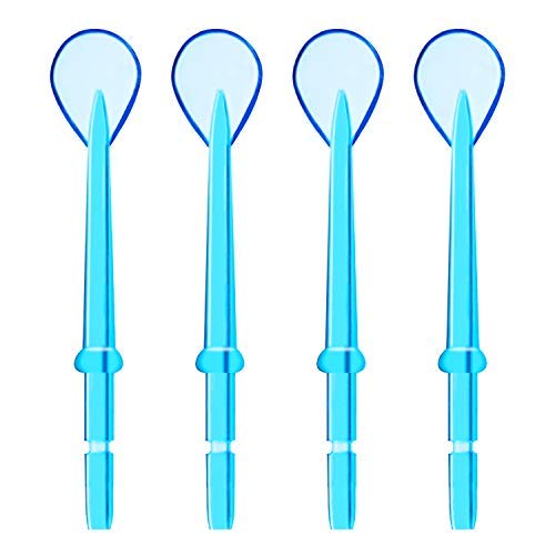 [Australia] - WuYan Dental Water Jet Replacement Tongue Cleaner Tips Compatible for Waterpik Cordless Water Flosser WP100 WP108 WP112 WP250 WP450 WP300 WP560 WP562 WP660 WP662 WP674 WP861 WP900 4 Pack 