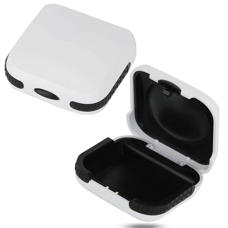 [Australia] - 2 Pack Hearing Aid Cases Portable Hearing Aid Box Waterproof Compact Sturdy Storage Box Hearing Aid Protector for Hearing Aids Protective 
