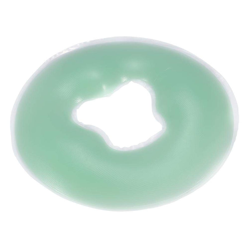 [Australia] - Silicone Pillow Massager Soft Spa Face Pad Facial Rest Cradle Cushion Body Relax Massage, 10.7 0.7inch(Light Green) Light Green 