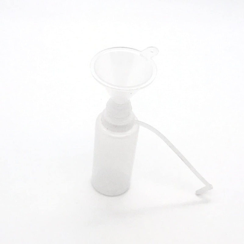 [Australia] - 18 Pcs Precision Tip Applicator Bottles, MYYZMY 0.5 Ounce Translucent Glue Bottles, with 2 Funnel, Multicolor Lids 