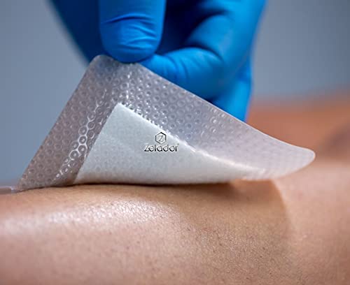 [Australia] - Silicone Lite Foam Dressing (Moderex Border Sensitive Plus) with Border for Light to Moderate exuding Wounds for Sensitive Skin (10x10cm x 10) 10x10cm x 10 