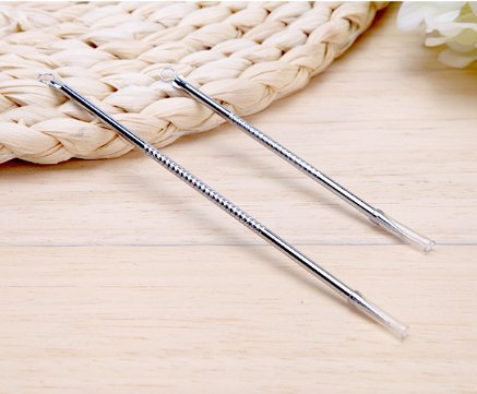 [Australia] - WOIWO 2PCS Stainless Steel Acne Needle, Angle Plug Acne Needle, Beauty Acne Tool Beauty Tools. 