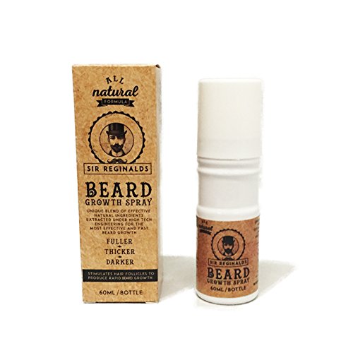 [Australia] - Sir Reginalds Beard Growth Spray - The Solution for the Perfect Beard - 100% Natural Formula - Fuller, Thicker, Darker 