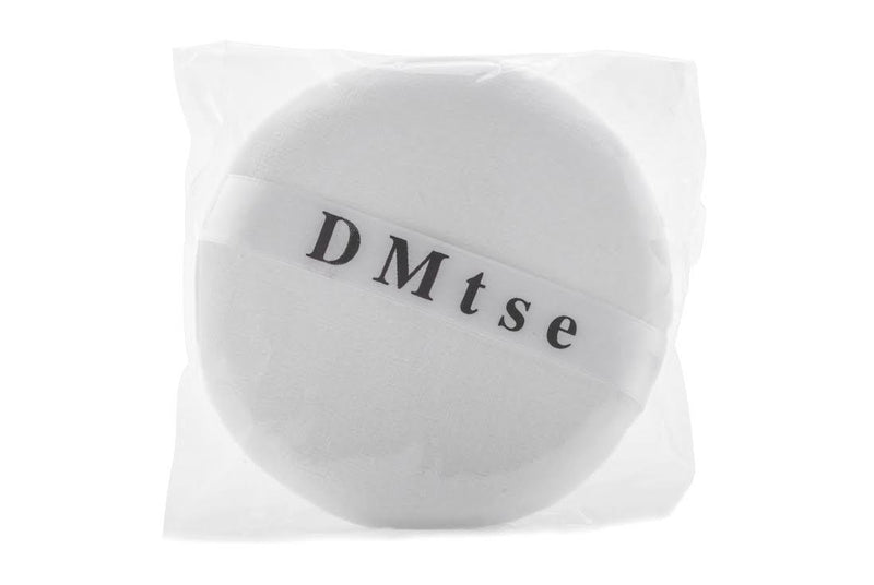 [Australia] - DMtse Round Jumbo Velour Powder Puff w Ribbon 4.25" Diameter White 