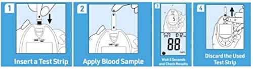 [Australia] - ONE-CARE 100 count Blood Glucose Test Strips, Precision Sugar Measurement for Diabetics, Monitor Your Diabetes (2 boxes of 50 each) 