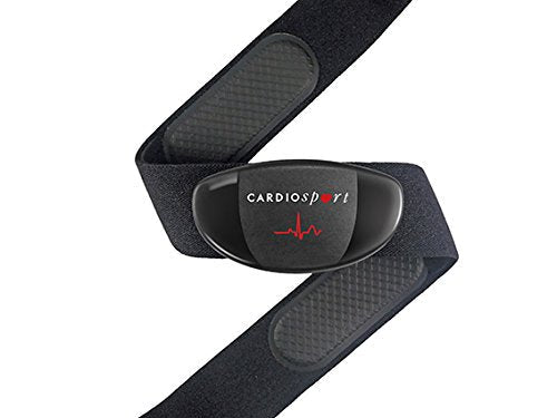 [Australia] - Performance Heart Rate Monitor Strap Replacement Belt, Black S - XL Compatible with: Garmin HRM Dual, Wahoo TICKR, Polar H7, CARDIOSPORT 