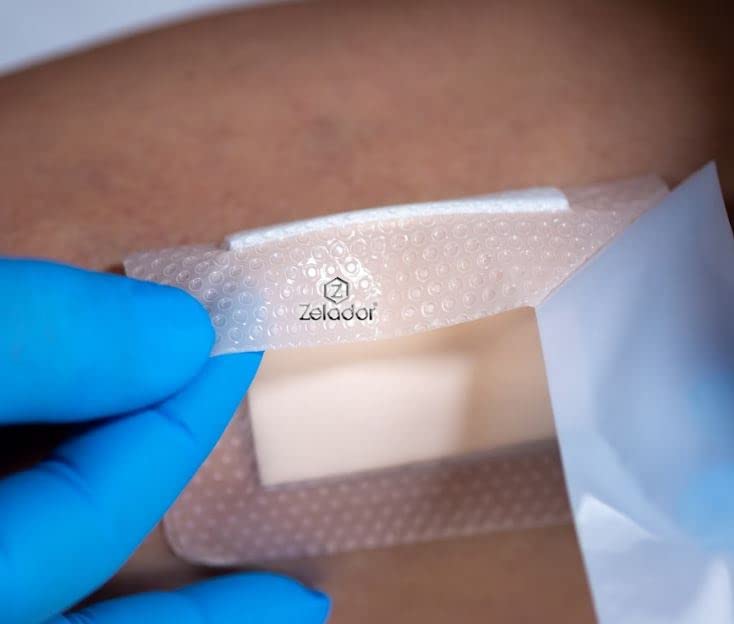 [Australia] - Silicone PU Foam Dressing (Moderex Border Plus) with Border and Optisil Silicone Contact Layer (10x10cm x 10) 10x10cm x 10 