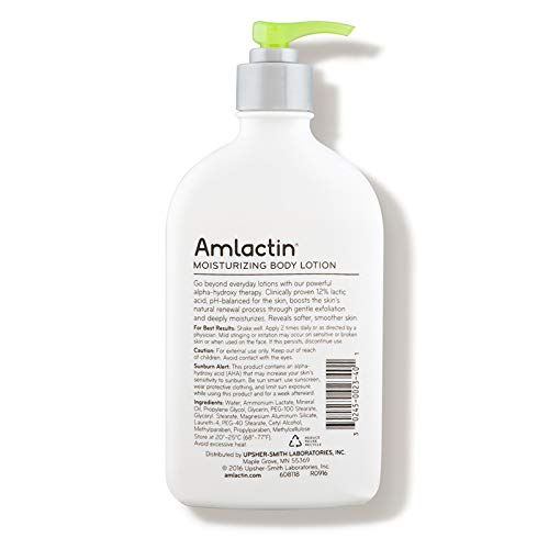 [Australia] - AmLactin Daily Moisturizing Body Lotion | Instantly Hydrates, Relieves Roughness | Powerful Alpha-Hydroxy Therapy Gently Exfoliates | Smooths Rough, Dry Skin | Paraben-Free 7.9 oz 224 g (Pack of 1) 