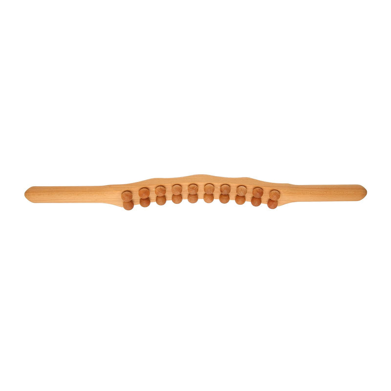 [Australia] - Wood Guasha Scraping Stick, Body Gua Sha Stick, Wooden Massage Roller Stick for Back, Arms, Thighs, and Belly, Legs, Neck, Shoulder, Handheld Point Massage Stick 
