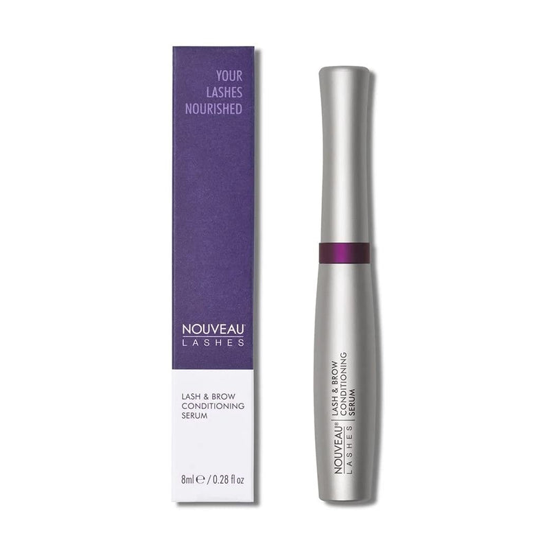 [Australia] - Nouveau Lashes Lash & Brow Conditioning Serum, Suitable for Use on Lash Extensions, Contains Powerful Antioxidants and Multi Vitamin Complex, Vegan, 8 ml 