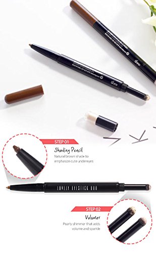[Australia] - Under Eye Stick with Shadow Liner Pencil and Shimmer Eyeshadow for Brighter & Bigger Eyes in Twinkle Beige No.2 