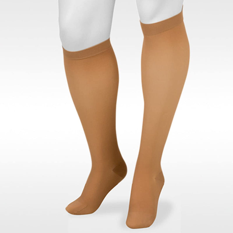 [Australia] - Juzo Basic Knee High Full Foot 30-40 mmHg Compression Stockings 2 Black 