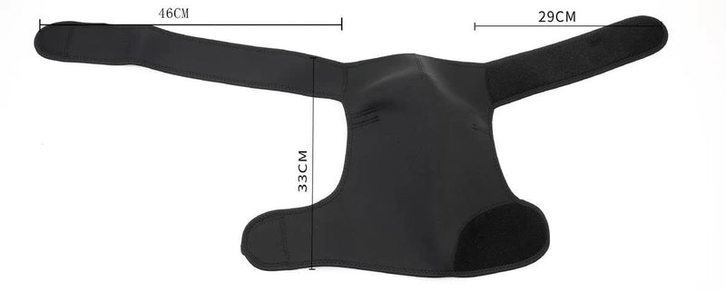 [Australia] - Vigorous Adjustable Neoprene Shoulder Support Strap Arthritis, Sport,Brace, Pain Relief, Injury,Unisex, Fits Right Shoulde 
