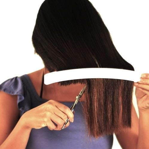 [Australia] - Original CreaClip Set Hair Cutting Tool - As Seen on Shark Tank - DIY Home Hair Cutting Clips for Bangs, Layers, and Split Ends, Hair Cutting Guide (Set of 2) 