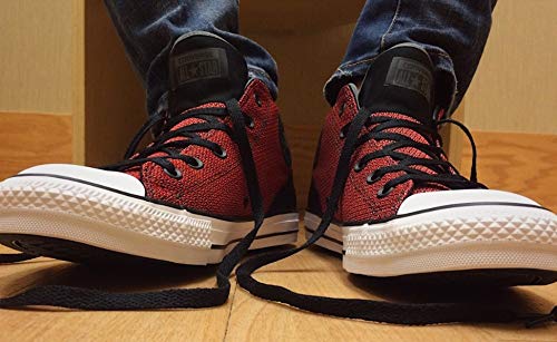 [Australia] - Flat Shoelaces (2 Pairs) Quality Durable Wide(9mm) Shoe Laces for Sneakers and Trainers Shoes 100 CM Black 