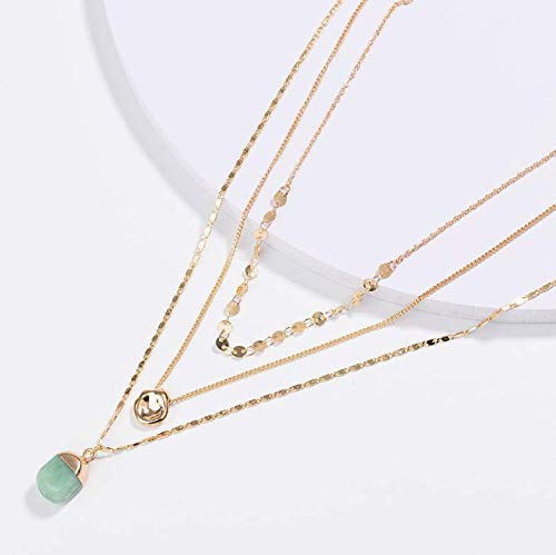 [Australia] - 10/12 PCS Multiple DIY Layered Choker Necklace Pack for Teens - Gold Y Pendant Necklace for Women - Gold Silver Chokers for Teen Girls #2 12pcs 