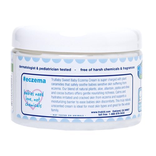 [Australia] - TruBaby Soothing Skin (Eczema) Cream for Baby, Relieves & Protects Dry, Itchy Skin, Safe for Sensitive Skin, Hydration and Moisturizing Cream for Babies, Unscented, All Natural Ingredients (12 fl oz) 12 Fl Oz (Pack of 1) 