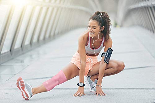 [Australia] - Doctor Developed Ladies Pink Knee Brace / Knee Compression Sleeve / Knee Support for Women & Doctor Written Handbook -Guaranteed relief for Arthritis, Tendonitis, Injury support, & Running (4X-Large) 4X-Large 