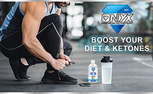 [Australia] - Onyx MCT Oil 500ml High Potency C8 & C10 Premium Coconut Oil Ketones Booster - Suitable for Ketogenic, Paleo, Vegan & Low Carb Diet (UNFLAVOURED) 