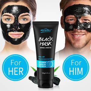 [Australia] - Peel Off Mask Black Mask Charcoal Blackhead Removal Mask Facial Black Mask Skin Cleansing, Purifying Bamboo Charcoal With Blackhead Remover Extractor Tools Kit & Mask Brush 