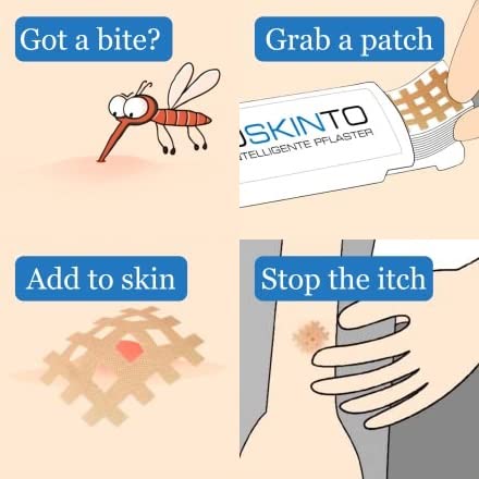 [Australia] - Moskinto: The Original Itch Relief Patch, 42 Patch Family Pack, Natural Insect Bite Relief from Mosquitos, Ticks, Sandflies, Midges, Instantly Reduces Swelling and Itching, Kid Friendly, Chemical Free 42 Count (Pack of 1) 