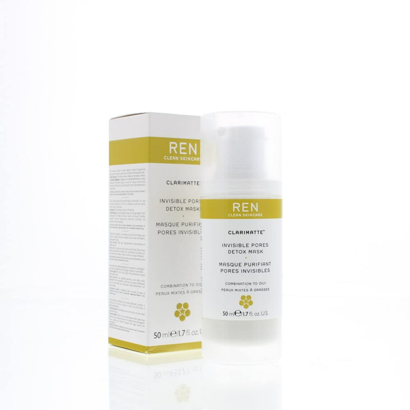 [Australia] - REN Clarimatte Invisible Pores Detox Combination To Oily Skin Mask, (Pack of 1) 