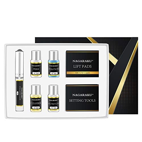 [Australia] - NAGARAKU Lash Lift Kit Eyelash Semi-Permanent Curling Perming Wave Retension 40-60 days Professional For Salon Salon Use 