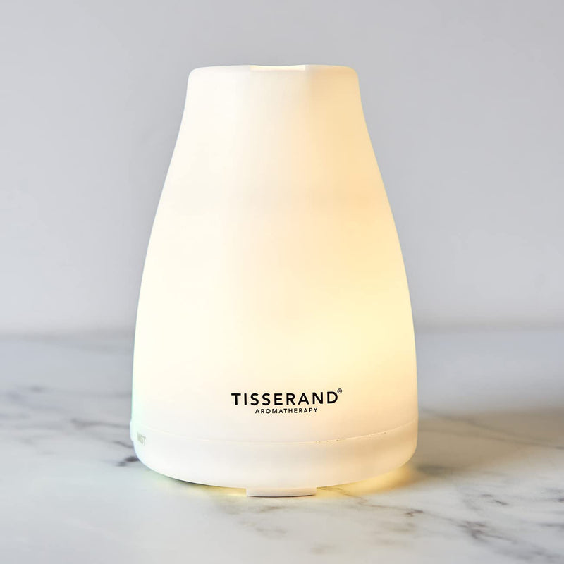 [Australia] - Tisserand Aromatherapy | Aroma Spa Diffuser | For Use With Essential Oils | Mood Lighting | 5 Hours Ultra-Quiet Continuous Mist | 100ml Capacity 