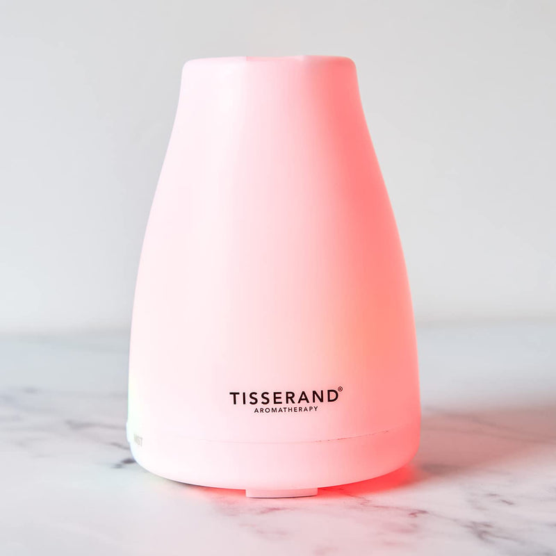 [Australia] - Tisserand Aromatherapy | Aroma Spa Diffuser | For Use With Essential Oils | Mood Lighting | 5 Hours Ultra-Quiet Continuous Mist | 100ml Capacity 