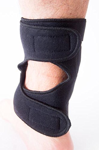 [Australia] - Ankle/Elbow Wrap by NMT ~ Active Pain Relief for Women and Men, Arthritis, Joint, Tear, Tennis Elbow, Tendonitis, Sore, Bursitis, Swelling ~ New Adjustable Black device ~ Physical Therapy 