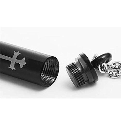 [Australia] - MEMORIALU Celtic Cross Bullet Urn Necklaces for Ashes Cremation Jewelry Keepsake Memorial Pendant Aunt 