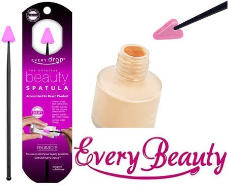 [Australia] - Every drop Beauty Spatula, Get Hard to Reach Beauty Products Out of Bottle, Washable and Reusable, 1 Spatula 1 Pack 