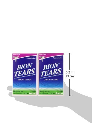 [Australia] - Bion Tears Lubricant Eye Drops-0.015 oz, 28 ct Single Use Vials, 2 pk 