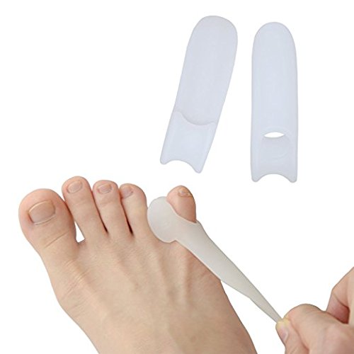 [Australia] - Pedimend Silicone Gel Small Toe Bunion Corrector - Pinky Toe Protectors for Bunions Treatment - Tailor's Bunion Pads - Protect Pinkie Toe from Rubbing & Hurt - Unisex - Foot Care (1PAIR - 2PCS) 1pair - 2pcs 