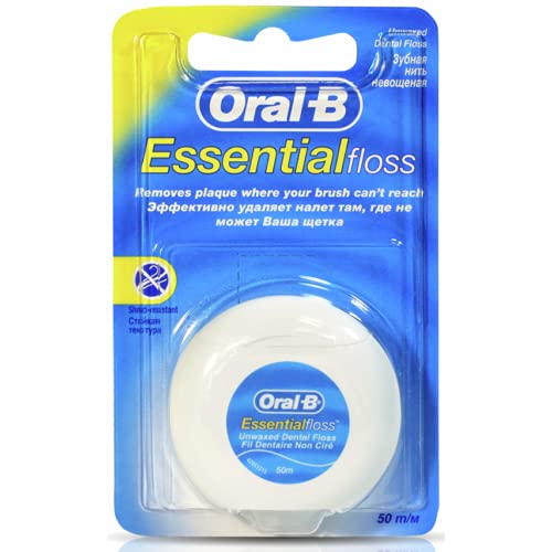[Australia] - Oral B Essential Floss Unwaxed 50m x 6 Packets 
