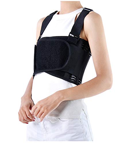 [Australia] - Solmyr Rib and Chest Support Brace, Broken Rib Brace, Breathable Rib Belt for Sore or Bruised Ribs Support, Sternum Injuries, Dislocated Ribs Protection, Pulled Muscle Pain (L/XL) Large (Pack of 1) 