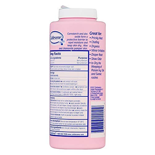 [Australia] - Caldesene Medicated Protecting Powder with Zinc Oxide & Cornstarch-Talc Free, 5 oz | Pack of 3 